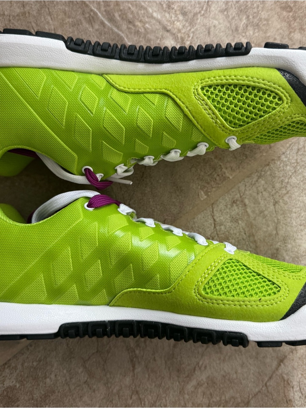 Reebok RARE Nano 2.0 Women's Neon Green and Purple size 8 NWT - Picture 4 of 10